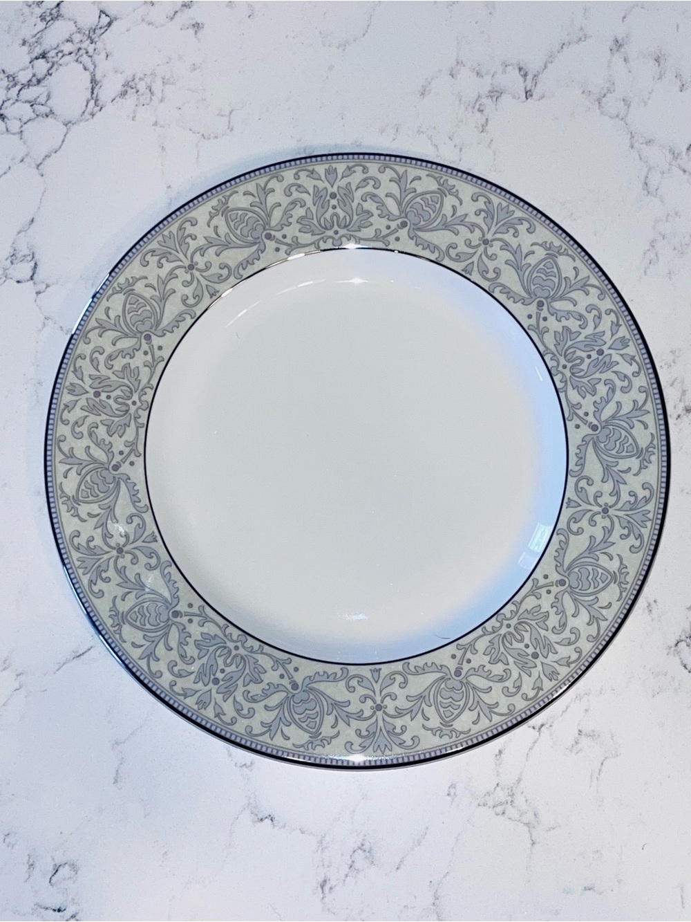 Noritake Sanderville pat. 4789 salad dessert plate New Lineage II collection 8”